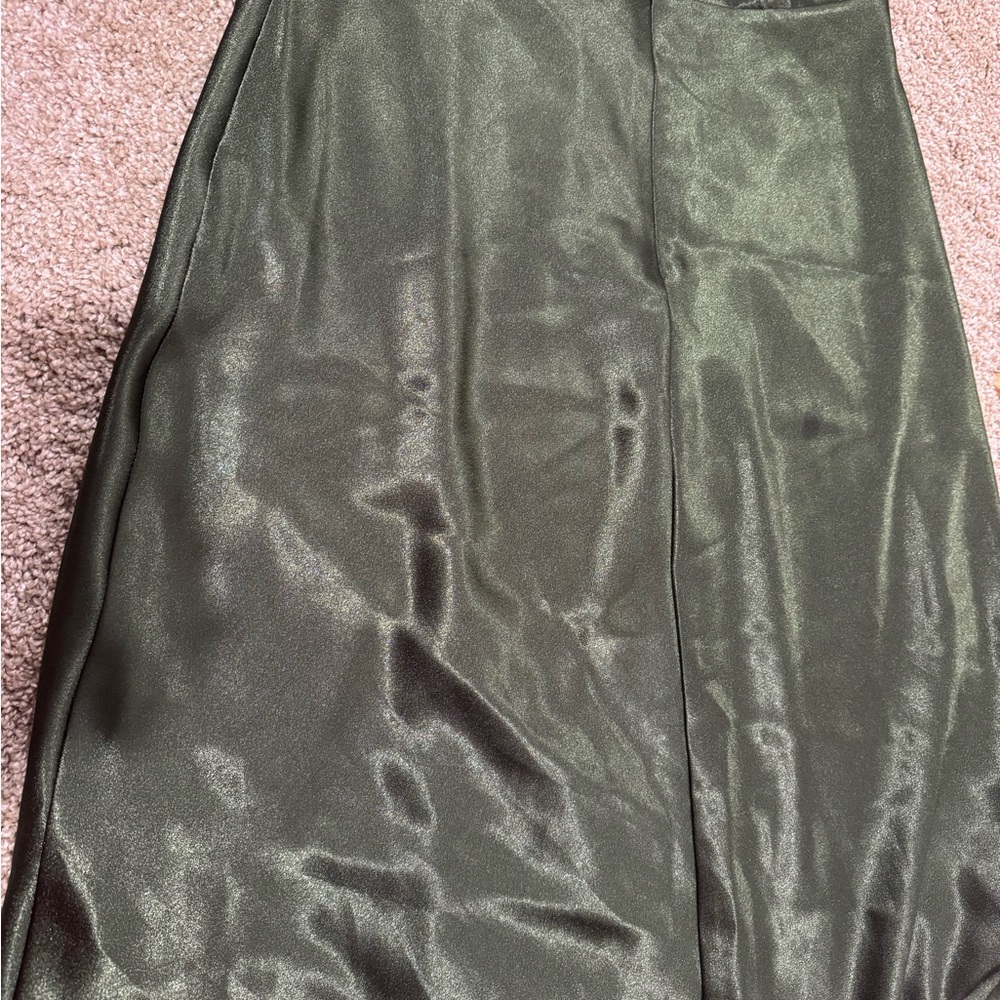 Birdy Grey Mia Shiny Olive Off Shoulder Size XL - Picture 16 of 16